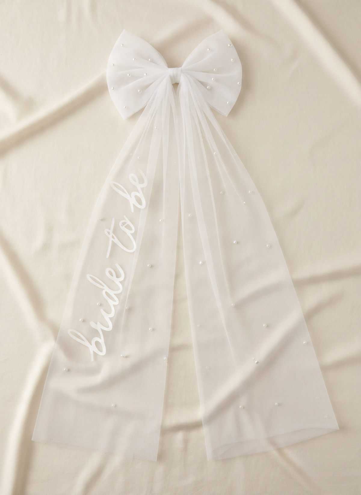 The Bride To Be Veil Bow