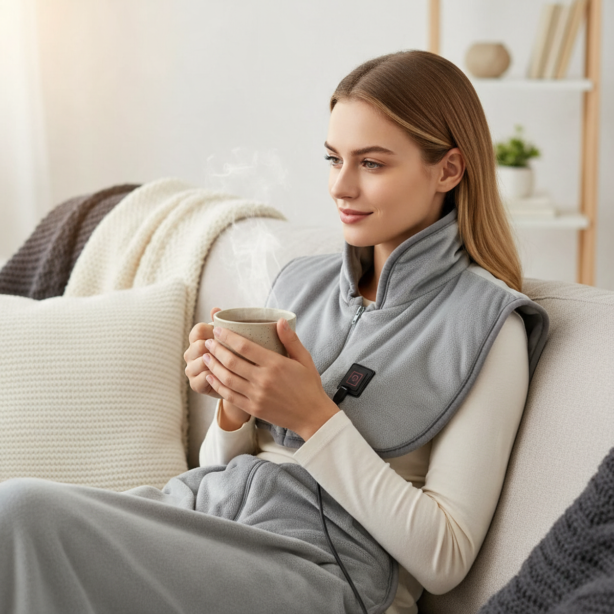 The Cozy Zone Heated Shawl