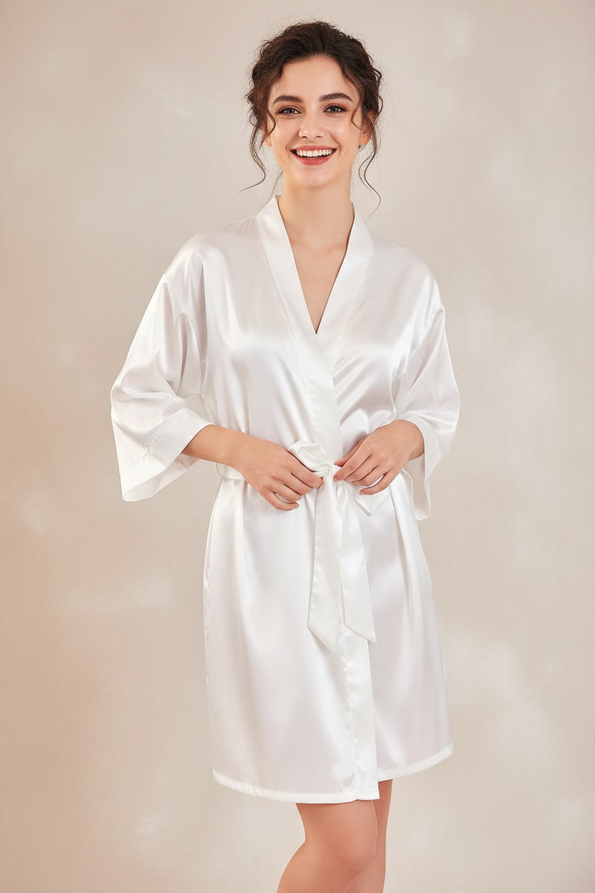 The Bride Satin Robe